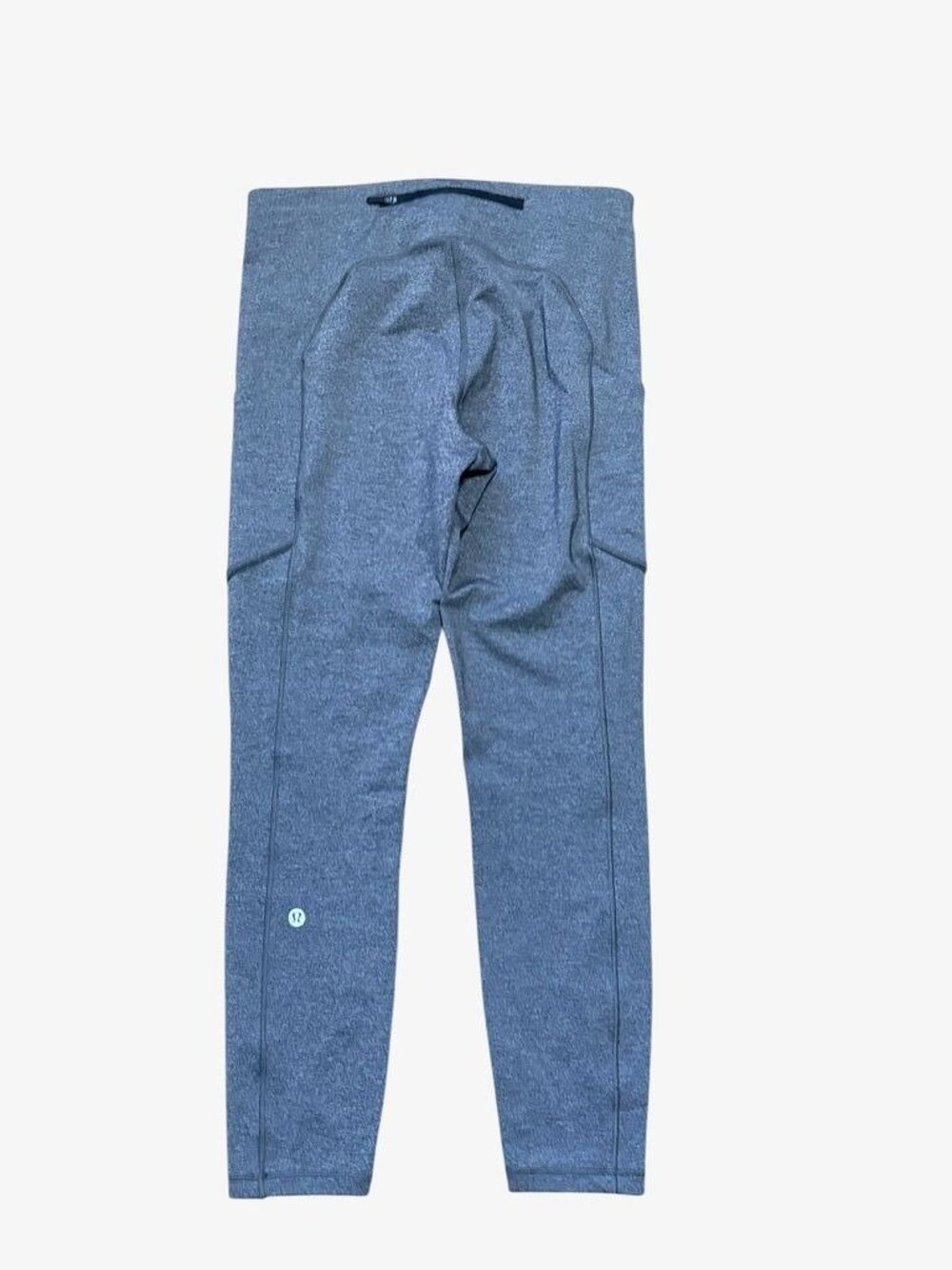 Lululemon Speed Up Tight 8 Heathered Black *Brushed Full-On Luxtreme Gray Pocket